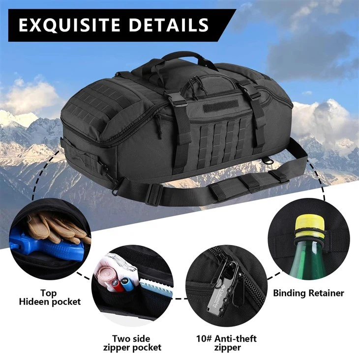 65L Large Duffle Bag Backpack factory